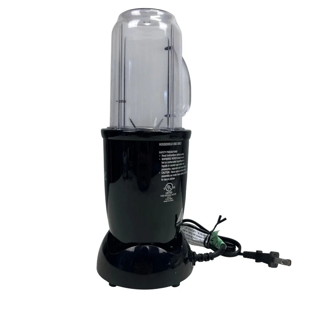 Magic Bullet Personal Blender Black MB1001S MBR-0401WM Single Serve Smoothie‎